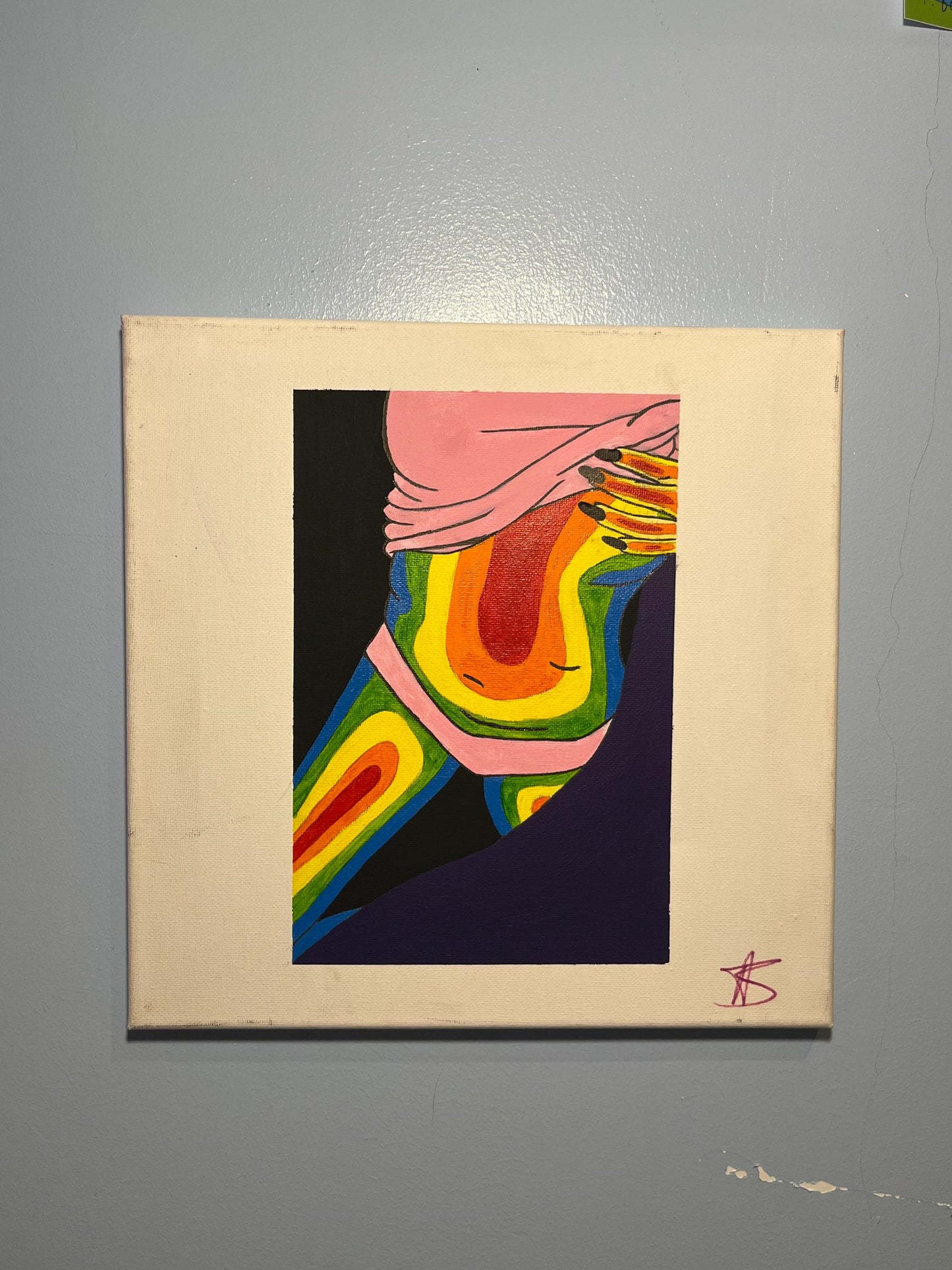 Thermal Body - Original Acrylic on Canvas Painting