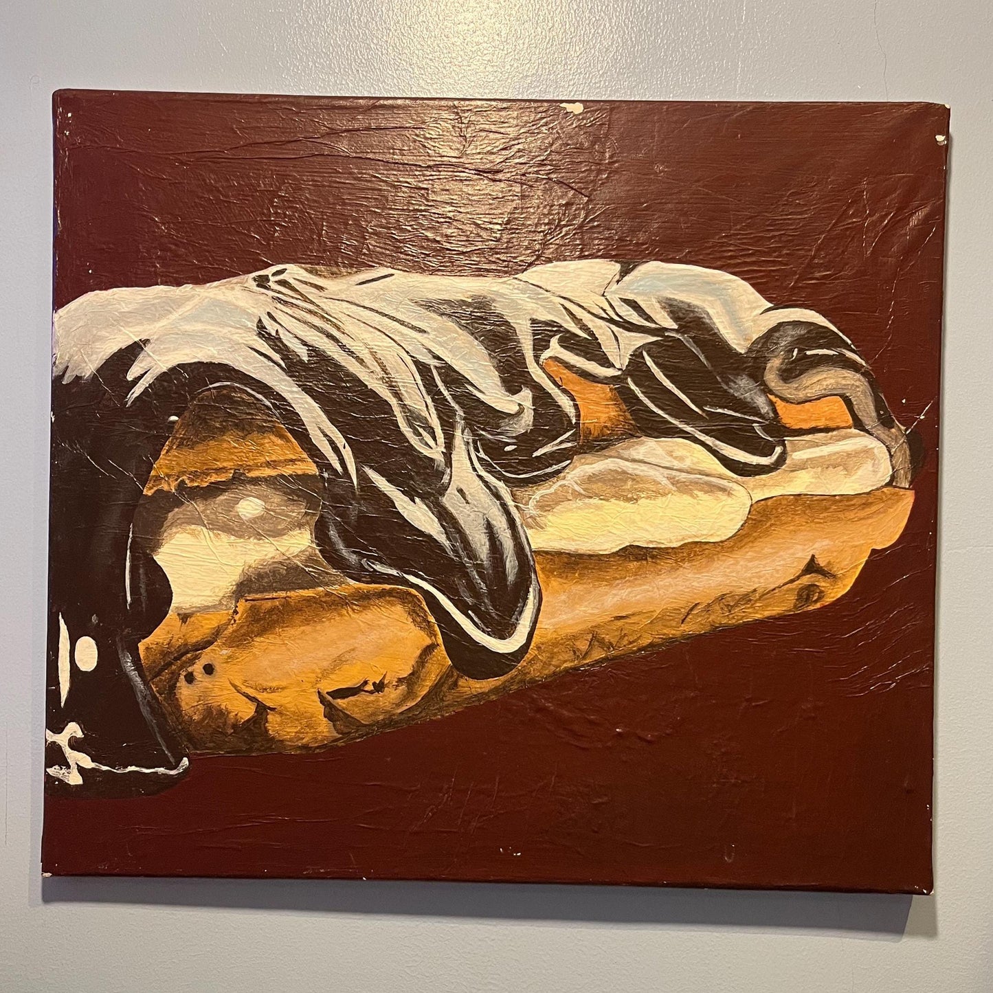 Chocolate Eclair - Original Acrylic on Canvas Painting