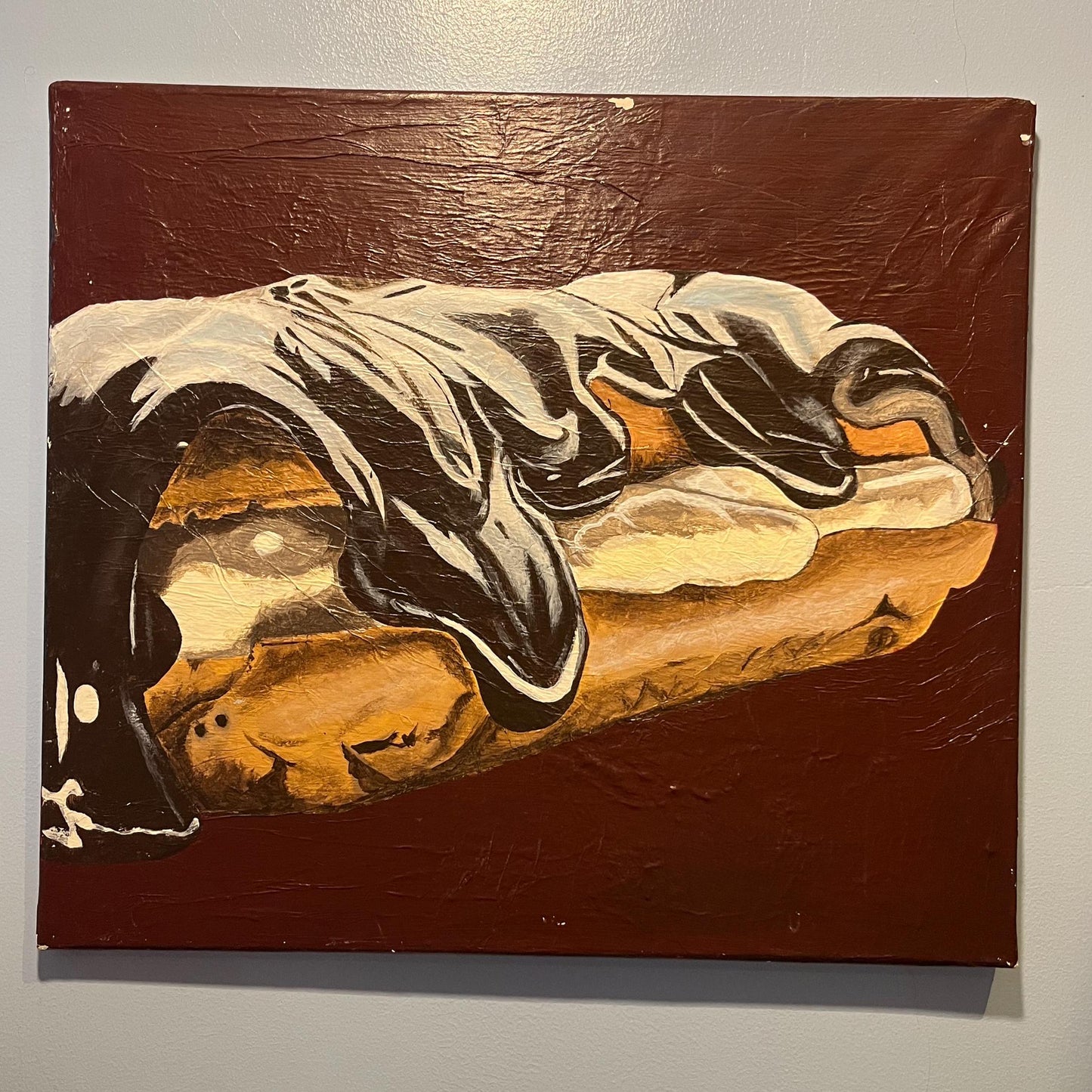 Chocolate Eclair - Original Acrylic on Canvas Painting