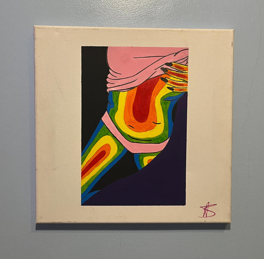 Thermal Body - Original Acrylic on Canvas Painting